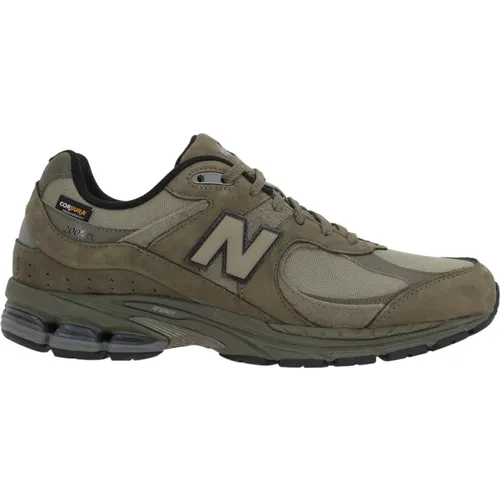 Militärgrüne Wildleder-Sneaker mit niedrigem Schaft , Herren, Größe: 40 EU - New Balance - Modalova