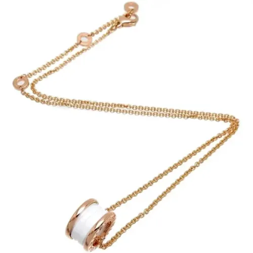 Pre-owned Jewellery, female, , Size: ONE SIZE Pre-owned Rose Gold necklaces - Bvlgari Vintage - Modalova