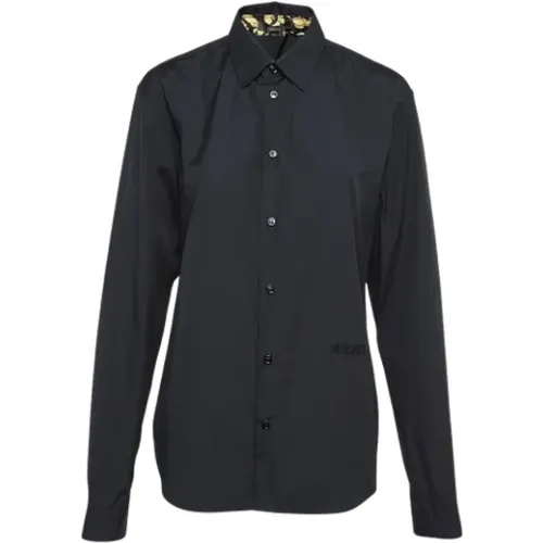 Pre-owned Shirts & Blouses, female, , Size: S Pre-owned Cotton tops - Versace Pre-owned - Modalova