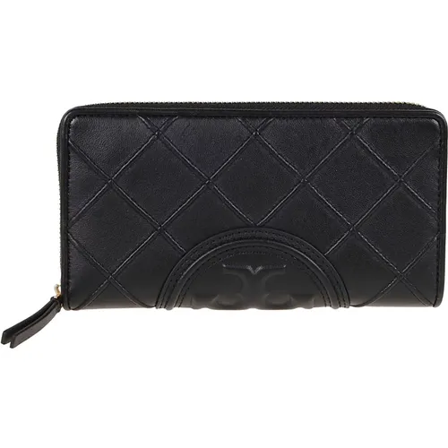 Wallets & Cardholders, female, , Size: ONE SIZE Fleming Soft Zip Continental Wallet - TORY BURCH - Modalova