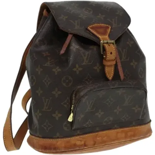 Pre-owned Backpacks, female, , Size: ONE SIZE Pre-owned Canvas backpacks - Louis Vuitton Vintage - Modalova