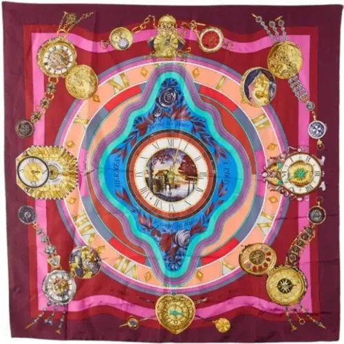 Pre-owned Scarves, female, , Size: ONE SIZE Pre-owned Silk scarves - Hermès Vintage - Modalova