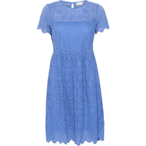 Lace Dress Ultramarine , female, Sizes: 2XL - Kaffe - Modalova