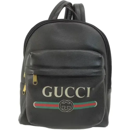 Pre-owned Backpacks, female, , Size: ONE SIZE Pre-owned Leather gucci-bags - Gucci Vintage - Modalova