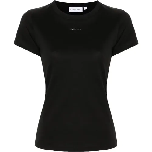 Logo T-shirt Jersey Short Sleeve , female, Sizes: XS, M, L, S - Calvin Klein - Modalova
