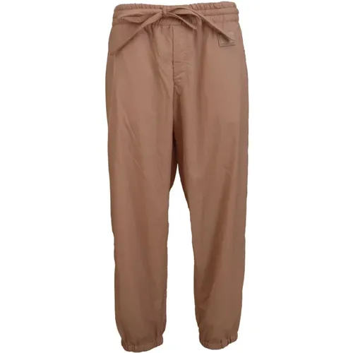 Sweatpants, male, , Size: L Solid Men Sweatpants Pants, Peach, Made in Italy - Dolce & Gabbana - Modalova