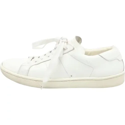 Pre-owned Sneakers, female, , Size: 4 US Pre-owned Leather sneakers - Yves Saint Laurent Vintage - Modalova