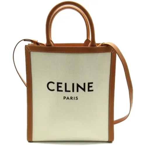 Pre-owned Tote Bags, female, , Size: ONE SIZE Pre-owned Canvas celine-bags - Celine Vintage - Modalova