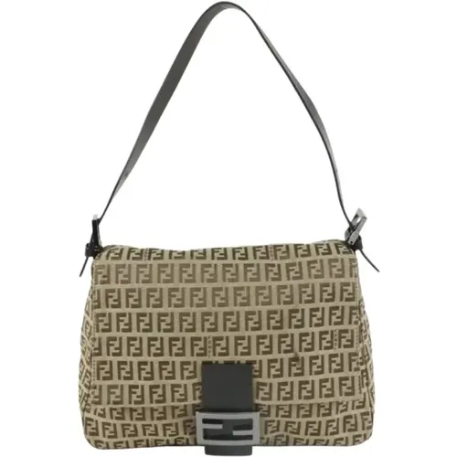 Pre-owned Shoulder Bags, female, , Size: ONE SIZE Pre-owned Canvas fendi-bags - Fendi Vintage - Modalova