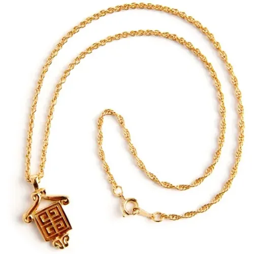 Pre-owned Jewellery, female, , Size: ONE SIZE Pre-ownedYellow Goldnecklaces - Givenchy Pre-owned - Modalova