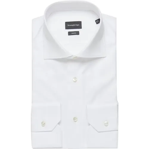 Classic 'Trofeo' Cotton Dress Shirt , male, Sizes: 4XL - Ermenegildo Zegna - Modalova