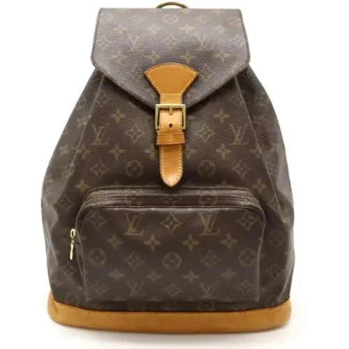 Pre-owned Backpacks, female, , Size: ONE SIZE Pre-owned Canvas backpacks - Louis Vuitton Vintage - Modalova