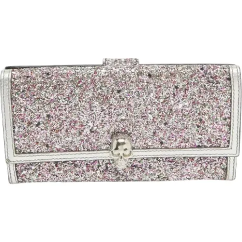 Pre-owned Wallets, female, , Size: ONE SIZE Pre-owned Leather wallets - Alexander McQueen Pre-owned - Modalova