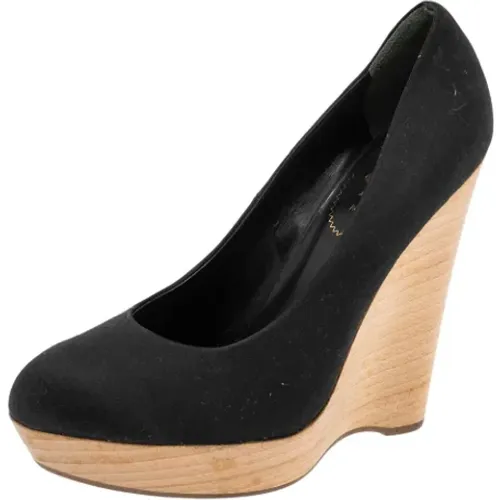 Pre-owned Pumps, female, , Size: 10 US Pre-owned Satin heels - Yves Saint Laurent Vintage - Modalova