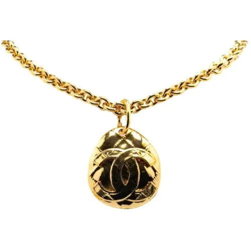 Pre-owned Jewellery, female, , Size: ONE SIZE Pre-owned Metal necklaces - Chanel Vintage - Modalova