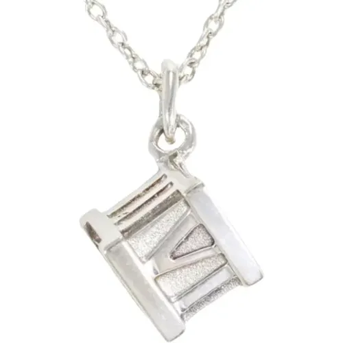 Pre-owned Jewellery, unisex, , Size: ONE SIZE Pre-owned Silver necklaces - Tiffany & Co. Pre-owned - Modalova