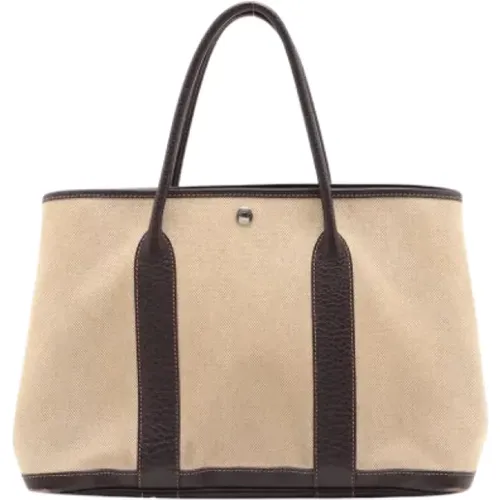 Pre-owned Tote Bags, female, , Size: ONE SIZE Pre-owned Canvas handbags - Hermès Vintage - Modalova