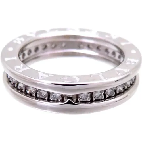 Pre-owned White Gold rings , female, Sizes: ONE SIZE - Bvlgari Vintage - Modalova