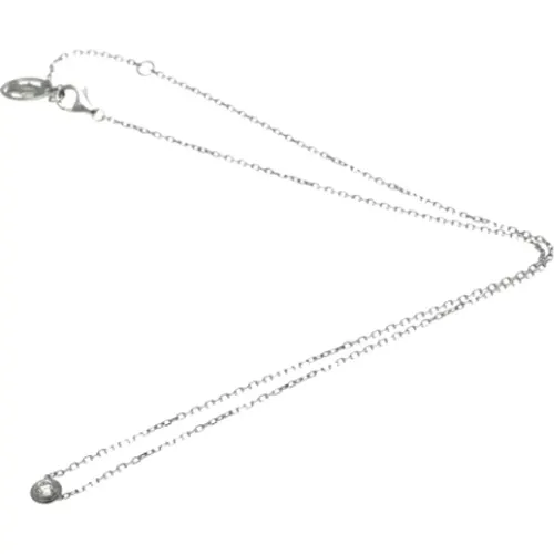 Pre-owned White Gold necklaces , female, Sizes: ONE SIZE - Cartier Vintage - Modalova