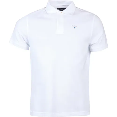 Sporty Cotton Polo with Embroidered Logo , male, Sizes: L, S - Barbour - Modalova