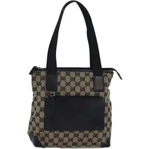 Pre-owned Tote Bags, female, , Size: ONE SIZE Pre-owned Canvas totes - Gucci Vintage - Modalova