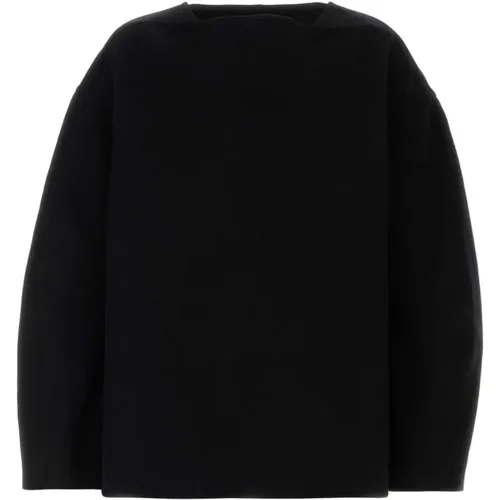 Round-neck Knitwear, male, , Size: S Oversize Wool Sweater - Jil Sander - Modalova