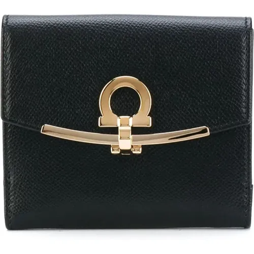 French wallet , female, Sizes: ONE SIZE - Salvatore Ferragamo - Modalova