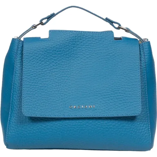 Soft Piccola Leather Handbag , female, Sizes: S - Orciani - Modalova