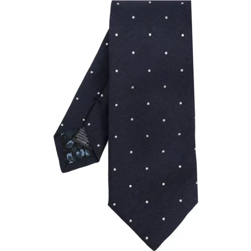 Ties, male, , Size: ONE SIZE Tie with silk finish - Paul Smith - Modalova