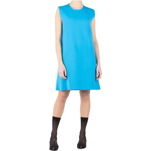Mini Aqua Blaues Oversize Kleid - Jil Sander - Modalova