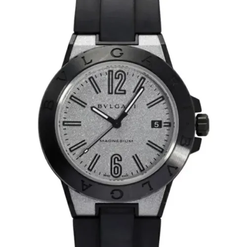 Pre-owned Watches, male, , Size: ONE SIZE Pre-owned Rubber watches - Bvlgari Vintage - Modalova