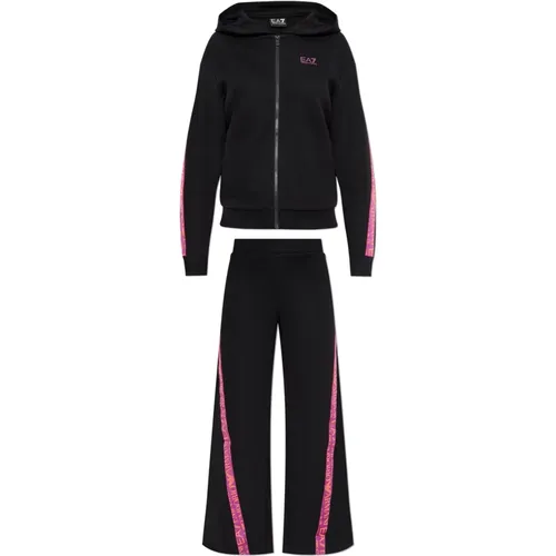 Trainingsanzug-Set: Sweatshirt und Hose - Emporio Armani EA7 - Modalova