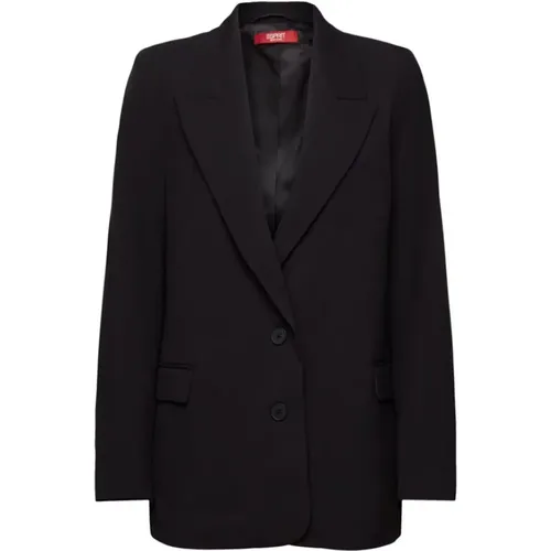 Gewebter Blazer , Damen, Größe: S - Esprit - Modalova