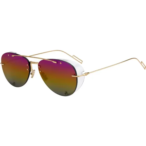 Chroma 1 Sonnenbrillen Gold/Pink Shaded , Herren, Größe: 59 MM - Dior - Modalova