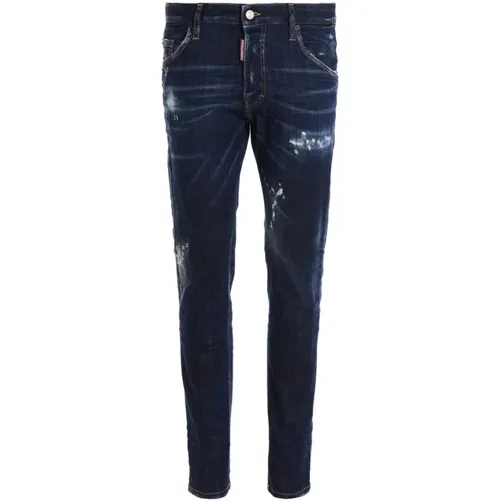 Slim-Fit Skater Jeans , Herren, Größe: W38 - Dsquared2 - Modalova