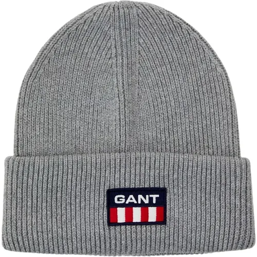 Retro Shield Beanie Wool Cap Gant - Gant - Modalova