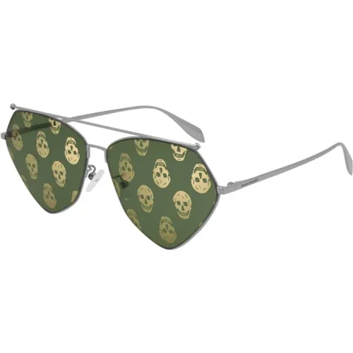 Moderne Stilvolle Sonnenbrille in Farbe 003 , Herren, Größe: 62 MM - alexander mcqueen - Modalova