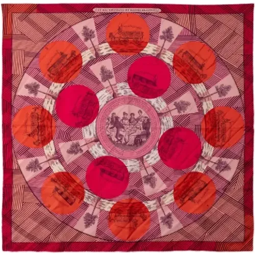 Pre-owned Scarves, female, , Size: ONE SIZE Pre-owned Silk scarves - Hermès Vintage - Modalova