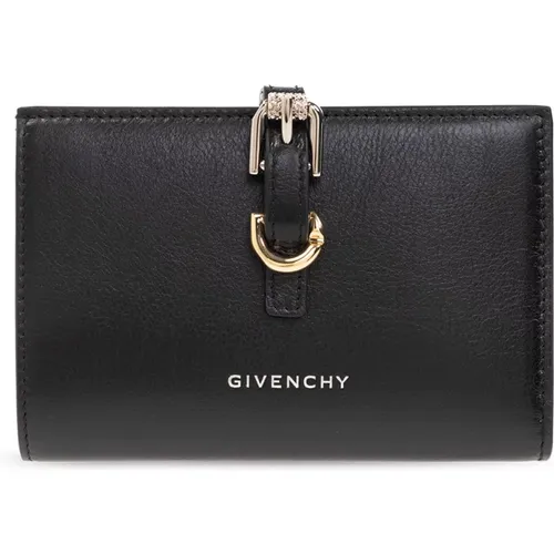 Wallets & Cardholders, female, , Size: ONE SIZE Leather wallet with logo - Givenchy - Modalova