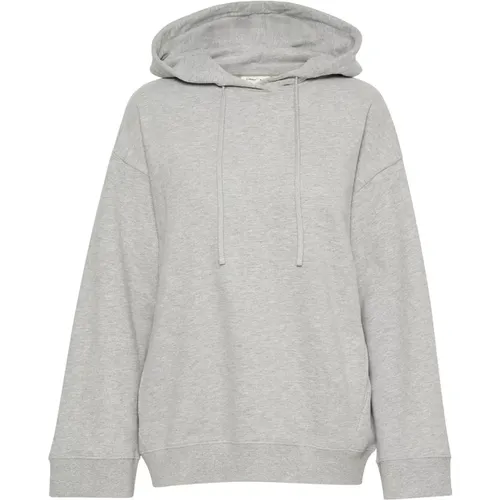 Base Hoodie Sweatshirt Light Grey Melange , female, Sizes: M, S, L, XL, 2XL, XS - InWear - Modalova