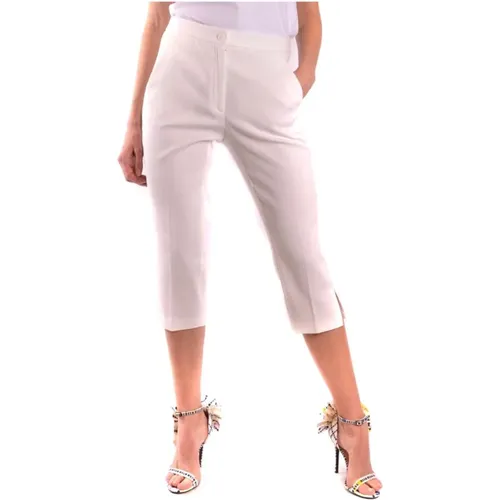 Stylish Cropped Trousers for Women , female, Sizes: S, M - Moschino - Modalova