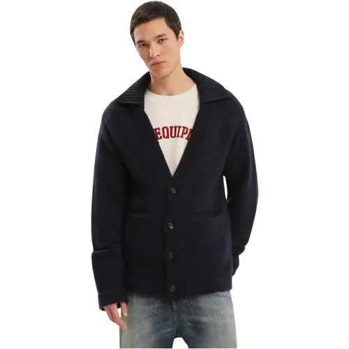 Cardigans, male, , Size: S Stylish Sweaters with V-Neck - 1989 Studio - Modalova