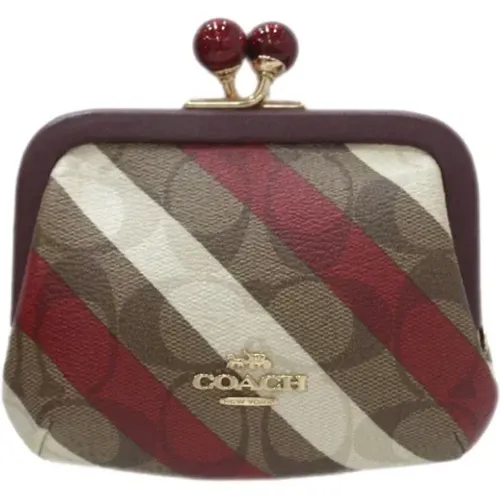 Pre-owned Wallets, female, , Size: ONE SIZE Pre-owned Fabric wallets - Coach Pre-owned - Modalova