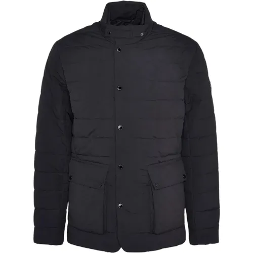 Schwarze Steppjacke Fleetham Stil , Herren, Größe: M - Barbour - Modalova