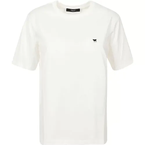 Cotton Logo Basic T-shirt , female, Sizes: L - Max Mara Weekend - Modalova