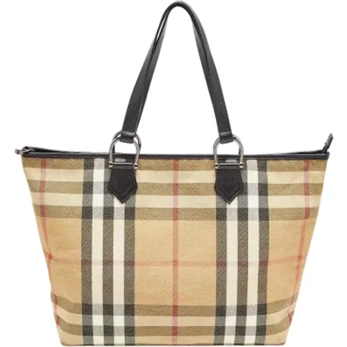 Pre-owned Tote Bags, female, , Size: ONE SIZE Pre-owned Fabric totes - Burberry Vintage - Modalova