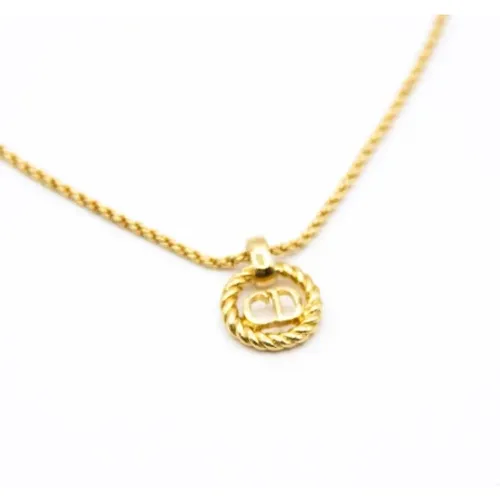 Pre-owned Jewellery, female, , Size: ONE SIZE Pre-owned Gold dior-jewelry - Dior Vintage - Modalova