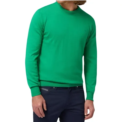 Long Cotton Knitwear Sweater , male, Sizes: M, XL, S, L - Harmont & Blaine - Modalova