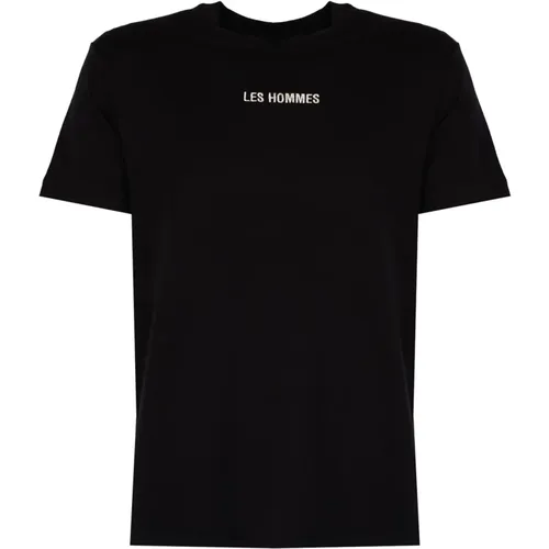 Klassisches Rundhals T-Shirt , Herren, Größe: 3XL - Les Hommes - Modalova