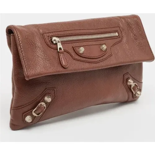 Pre-owned Clutches, female, , Size: ONE SIZE Pre-owned Leather clutches - Balenciaga Vintage - Modalova